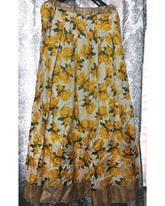 Floral Print Skirt