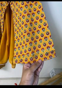Handblock Print Kurta Set