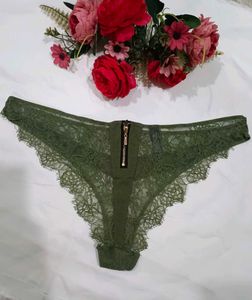 Imported Designer Panty With Zip