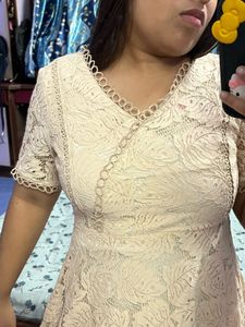Pintrest Elegant Lace Fit &amp; Flare Dress