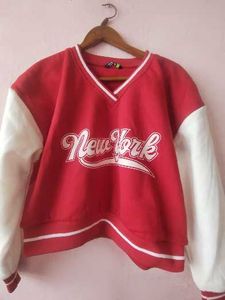 Red &amp; White &#39;New York&#39; Sweatshirt