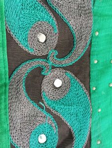 Sea Green New Saree❤‍🔥