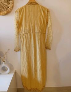 Gold Embellished Ethnic Kurta