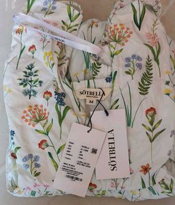 sotbella floral halter sundress m size