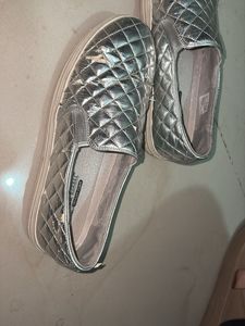 Skechers Silver Casual Shoes