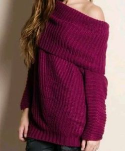 Sparkly Purple Sweater Dress