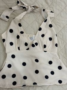 Polka Dot Halter Top