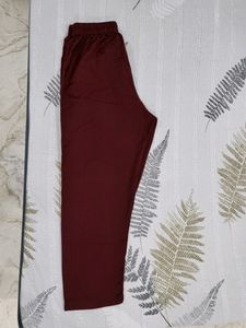 HK Maroon 2 Piece Kurta Pant Set