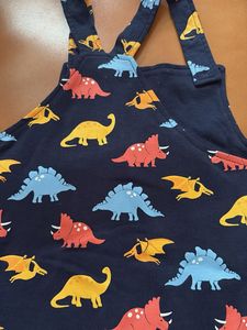 Cute Dino Print Overalls rompers
