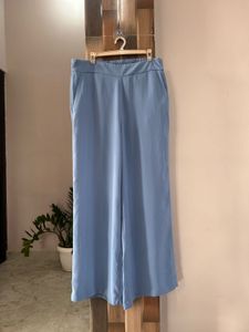 Blue Highwaist Trouser Fixed Price