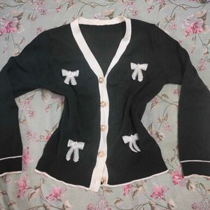 Savana Cute Bow Cardigan