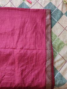 Elegant Maroon Saree♥️