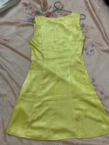 Yellow Mini Dress