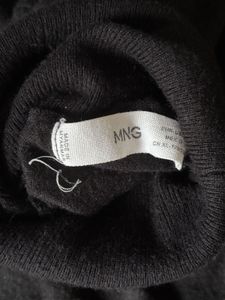 Jet Black Turtle Neck Top