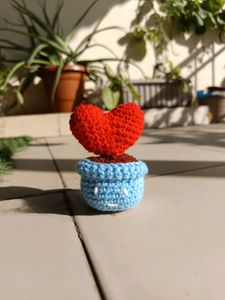 Pot Of Love🩷🎀 Crochet Handmade Piece