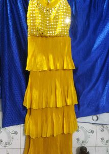 Yellow Layered Dress