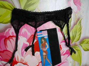 [811]Black Lingerie Garter Belt
