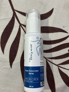 Be Bodywise Body Spray Sunscreen