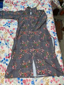 Floral Print Kurta