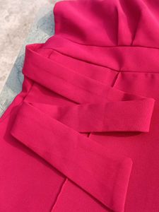 Chic Red Sleeveless Jumpsuit