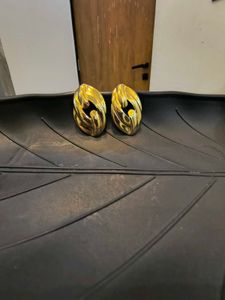 Gold Stainless Steel Earrings