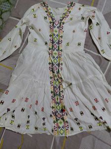 White Embroidery dress