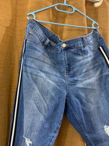 PLUS SIZE RIPPED DENIMS (ORIGINAL)