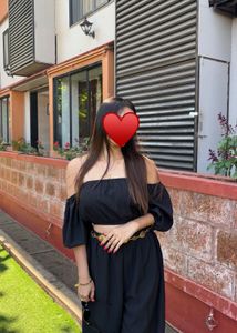 Ketch Off Shoulder Top With Wide Leg Trousers