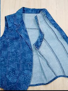🎉Sale 🎉Denim Jacket For Women With Floral Design