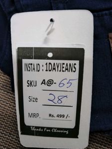 A@65 Size-28 Slim Jeans