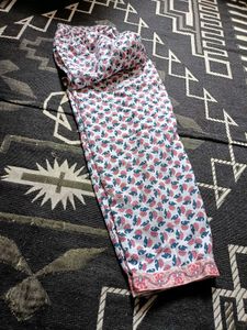 Pink Floral Anarkali Kurta Set