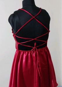 Hot Red Party Dress Size 28 To 39