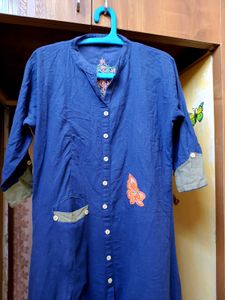 High Quality Slub Cotton Xxl Kurti