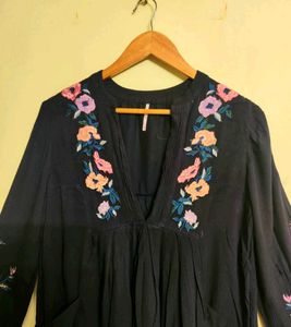 Floral Embroidered Blouse Size-40