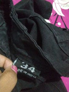 Zara Black boyfriend denim (used twice)