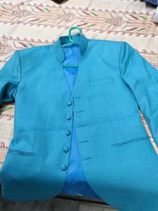 Sky Blue Open Mens Blazer.