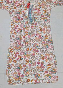 Floral Print Kurti with Palazzo Pants