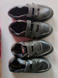 Bata Black Casual Shoes (combo of 2)