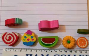 price drop!! 39 FANCY ERASERS