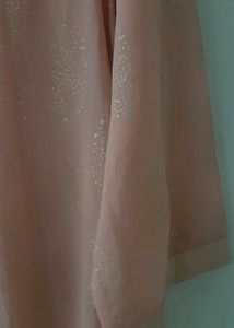 Peach/pink Shade Festive Kurta