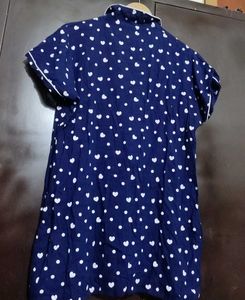 Navy Blue Nightsuit For 36 Bust
