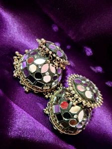 silver Oxidized Earing