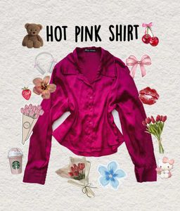 Hot Pink Shirt 🌷