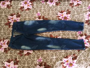 Distressed Denim Jeans