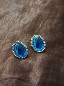 Blue Gemstone Earrings