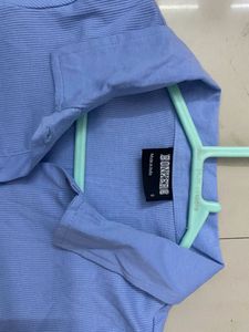 Powder Blue Crop Tee