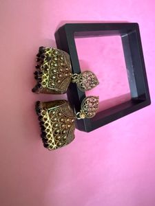 Ethnic heavy Jhumka Earrings
