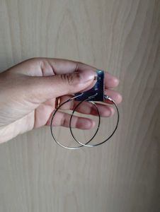 Silver Hoop Earrings