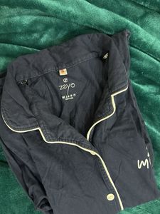 Navy Blue Pajama Set