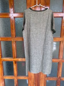 linen blend loose dress